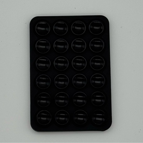 Double Sided Silicone Suction Phone Holder - Black - Picture 1 of 3